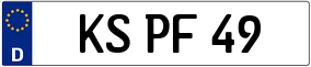 Truck License Plate